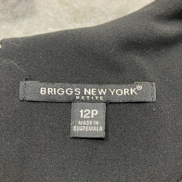 "Little Black Dress" by Briggs New York Size 12P EUC - Picture 4 of 6